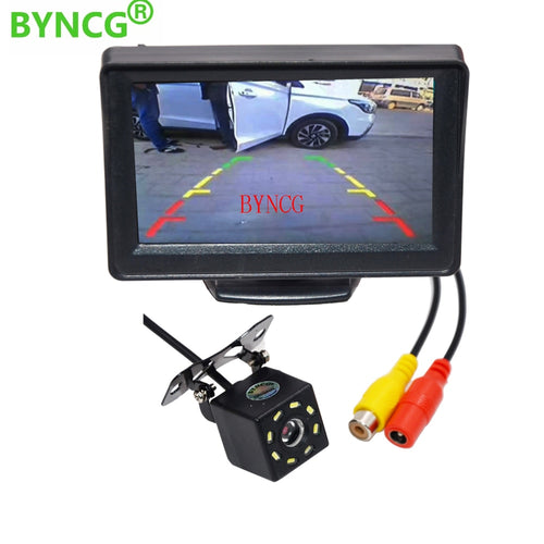 Car Rear View Camera Wide Degree 4.3