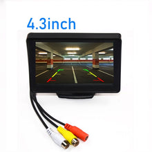 Load image into Gallery viewer, Car Rear View Camera Wide Degree 4.3&quot; TFT LCD Color Display Monitor + Waterproof Night Vision Reversing Backup 2In1 Parking Reve