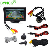 Load image into Gallery viewer, Car Rear View Camera Wide Degree 4.3&quot; TFT LCD Color Display Monitor + Waterproof Night Vision Reversing Backup 2In1 Parking Reve