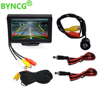 Load image into Gallery viewer, Car Rear View Camera Wide Degree 4.3&quot; TFT LCD Color Display Monitor + Waterproof Night Vision Reversing Backup 2In1 Parking Reve
