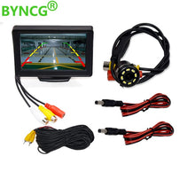 Load image into Gallery viewer, Car Rear View Camera Wide Degree 4.3&quot; TFT LCD Color Display Monitor + Waterproof Night Vision Reversing Backup 2In1 Parking Reve