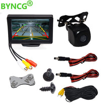 Load image into Gallery viewer, Car Rear View Camera Wide Degree 4.3&quot; TFT LCD Color Display Monitor + Waterproof Night Vision Reversing Backup 2In1 Parking Reve
